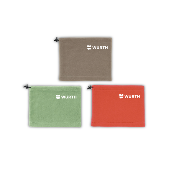 WUERTH ロゴ入りフリースネックウォーマー